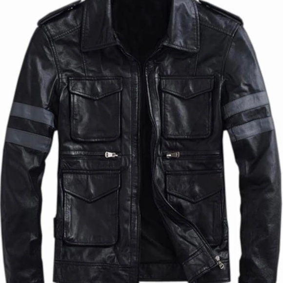Leather jacket Inspired by Resident Evil - Picture 4 of 8
